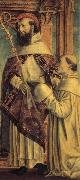 Bernardo Zenale St.Bernard and a Cistercian Monk oil painting artist